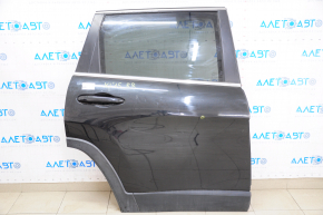 Door assembly rear right Jeep Cherokee KL 14-23 black PXR, butt, painted