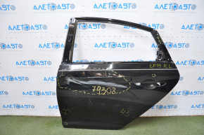 The door is bare, rear left, Hyundai Sonata 15-19, black, dented, bumps