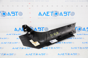 Door sill trim front left Jeep Cherokee KL 14-23 black, rubbed