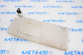 Left visor Jeep Cherokee KL 14-18 gray, with control, for cleaning