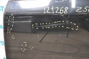Door bare rear left Nissan Murano z50 03-07 black pokes
