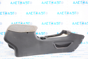 Console center armrest and cup holders Jeep Cherokee KL 14-23 black-gray, dry-cleanable, scratches
