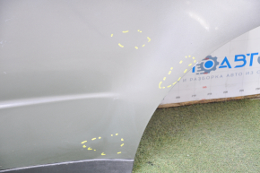 Subaru b9 Tribeca rear left door assembly, silver, dent in the lower corner, bumps, painted