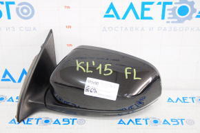 Left side mirror complete Jeep Cherokee KL 14-18 7+2 pins, turn signal, heating, backlight, black, scale