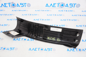Door sill trim rear left Jeep Cherokee KL 14-23 black, rubbed