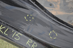 Quarter wing rear right Jeep Cherokee KL 14-18 black, pokes, painted