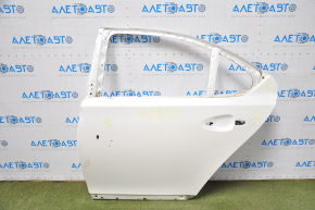 The door is bare, rear left, Lexus LS460 LS600h 07-17, white, dented on the inside near the lock.