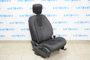 Chevrolet Equinox 10-13 passenger seat without airbag, black, cloth, mechanical