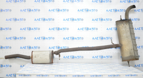 Muffler rear part with barrel Chevrolet Equinox 10-17 rusty, dented