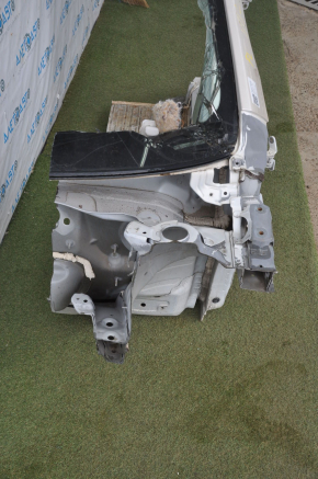 Front left quarter Chevrolet Volt 11-15 white with central pillar, without sidewall, dented