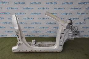 Front right quarter Chevrolet Volt 11-15 white with central pillar, without side member