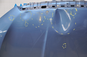 Hood bare Subaru Forester 14-18 SJ blue J8U dents, bumps