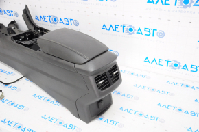 Central console armrest Ford Fusion mk5 13-16 black, with air duct, scratches