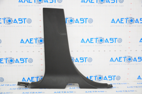 Center pillar trim lower left Chevrolet Equinox 10-17 black, scratches