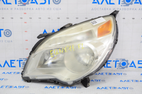 Headlight front left naked Chevrolet Equinox 10-15 pre-rest, for polishing