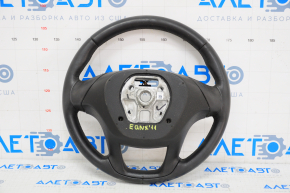 Naked steering wheel Chevrolet Equinox 10-17 leather black, no buttons, worn