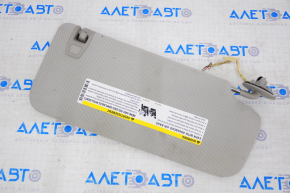 Left visor Chevrolet Equinox 10-17 gray, needs cleaning, chip defect