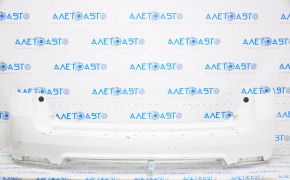 Rear bumper bare Chevrolet Equinox 10-15 prerest, white, scratch, broken mount