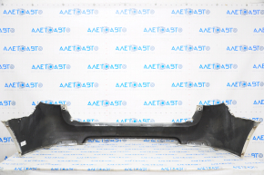 Rear bumper bare Chevrolet Equinox 10-15 prerest, white, scratch, broken mount