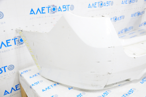Rear bumper bare Chevrolet Equinox 10-15 prerest, white, scratch, broken mount