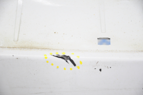 Rear bumper bare Chevrolet Equinox 10-15 prerest, white, scratch, broken mount
