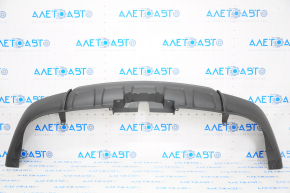 Rear bumper lip Chevrolet Equinox 10-15 prerest, under one pipe, rubbed, TAIWAN