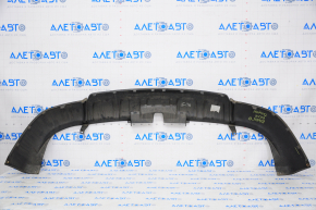 Rear bumper lip Chevrolet Equinox 10-15 prerest, under one pipe, rubbed, TAIWAN