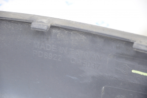 Rear bumper lip Chevrolet Equinox 10-15 prerest, under one pipe, rubbed, TAIWAN