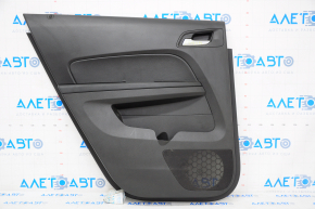 Door trim card rear left Chevrolet Equinox 10-17 black, scratches