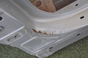Front left quarter Kia Sorento 10-15 silver, drilled gun, dented