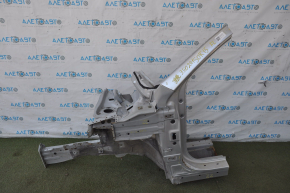 Front left quarter Kia Sorento 10-15 silver, drilled gun, dented