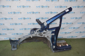 Quarter front left Toyota Prius 30 10-15 blue mint