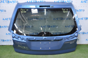Trunk door bare with glass Subaru Forester 14-18 SJ blue J8U painted