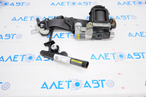 Passenger seat belt with tensioner for Ford Fusion mk5 13-16 black