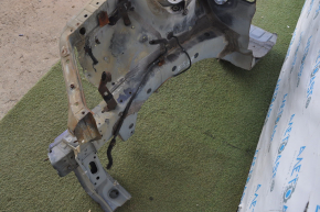 Front right quarter Lexus ES350 07-10 blue, dented