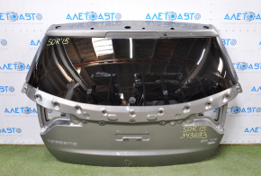 Naked trunk door with glass Kia Sorento 14-14 rest electro graphite IM pokes