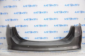 Rear bumper bare Ford Fusion mk5 13-18 graphite, for parking sensors