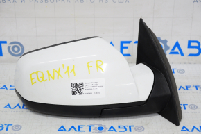 Side mirror right assembly Chevrolet Equinox 10-14 5 pins, heated, white