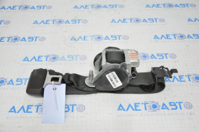 Driver's seat belt Chevrolet Equinox 10-17 black, broken plastic