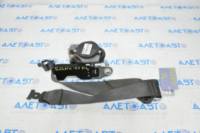Driver's seat belt Chevrolet Equinox 10-17 black, broken plastic