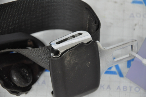 Driver's seat belt Chevrolet Equinox 10-17 black, broken plastic