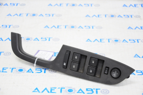 Front left window lift control Chevrolet Equinox 10-17 with overhead cover, black