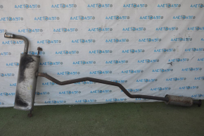 Exhaust line for 1 pipe Ford Fusion mk5 13-16 2.5, 1.5T, 1.6T without catalytic converter, flattened