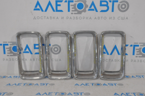 Chrome inserts in the radiator grille Jeep Compass 11-16 light 4 pcs