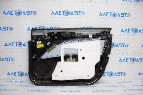 Door trim card front left Ford Fusion mk5 13-14 cloth, black, burnt fabric