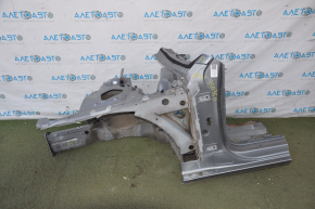 Front left quarter Audi A4 B8 08-16 gray without pillar