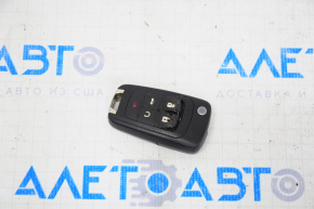 Chevrolet Equinox 10-17 5-button key, under electric trunk door, worn buttons