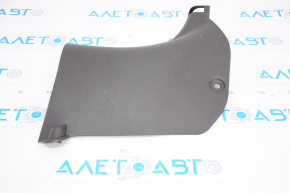 Front pillar trim lower right Hyundai Sonata 11-15 black, scratches