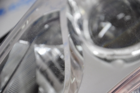 Headlight front left bare Hyundai Sonata 11-14 matte reflector, for polishing, cracks