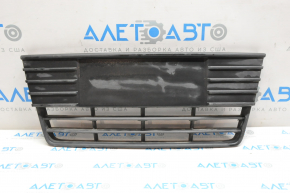 Front bumper grille central Ford Focus mk3 11-14 prerest matte, broken fasteners